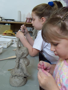 Making Indian Figurines 2