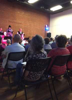 Enjoying the show