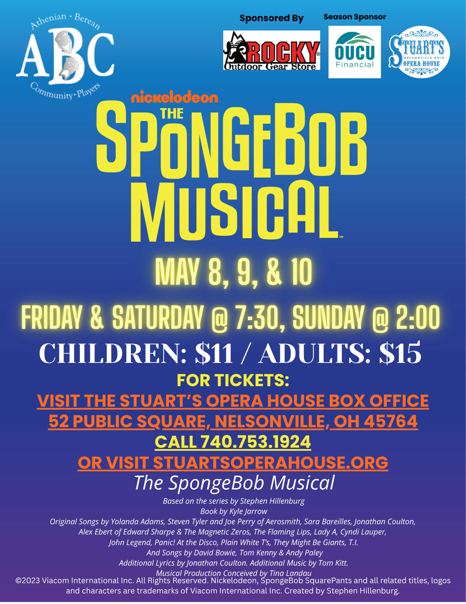 The SpongeBob Musical Poster